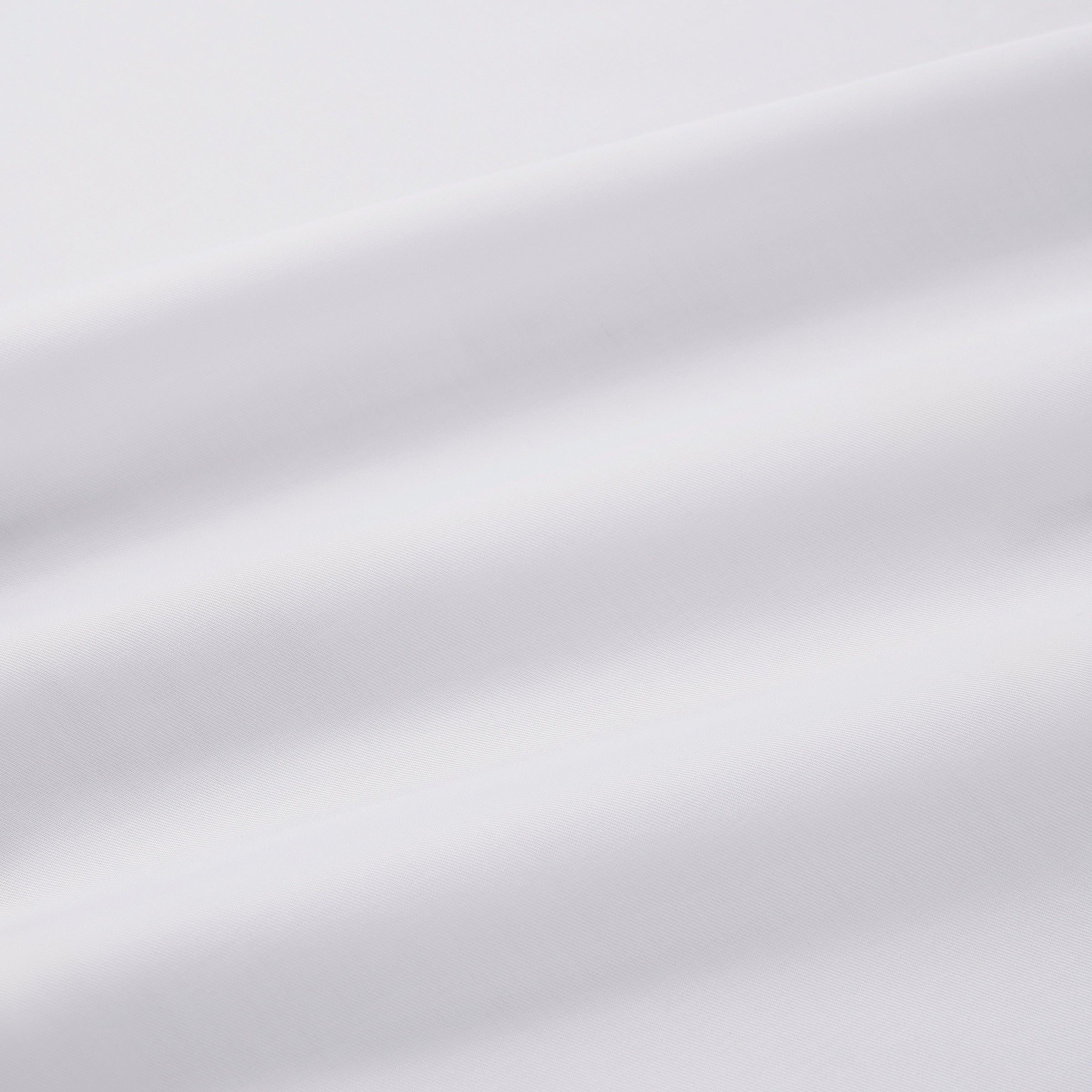 White Tailored Fit Double Cuff Marcella Twill Evening Shirt